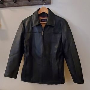 FREE SHIPPING - Women's Wilson's Leather retro leather jacket - size medium